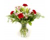 Red And White Floral Expressions
